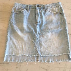 denim skirt, size 6/28
